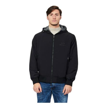 Armani Exchange, Coats Zwart, Heren, Maat:S