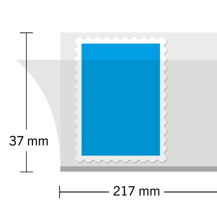 HAWID - Striber - 217x37 mm - Glasklar - 25 stk - Leuchtturm