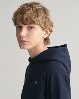 GANT - Teens shield hettegenser evening blue