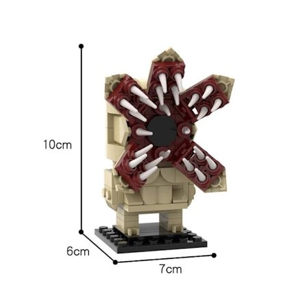 MOC35522 Mailackers Stranger Things 4 Filmfigurer Demogorgon Brickheadz Mimics Bryst Byggeklosser Leker for Barn Gaver UTEN ESKE