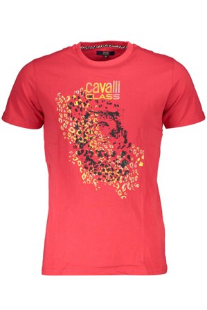 Cavalli Class T-shirt Maniche Corte Uomo Rosso
