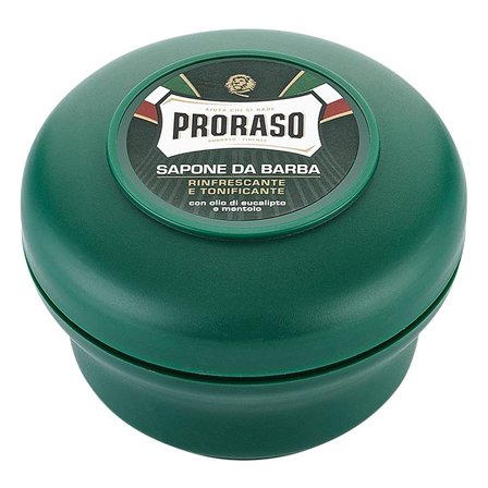 Proraso Barbersæbe i skål, Eucalyptus & Menthol, 1, Mænd, Barbering, Skum, Sprit & Gel