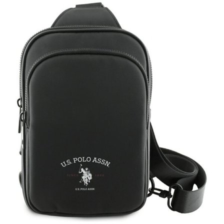 US Polo Petit Pique Pique Crossbody Arch puhelin laukku musta