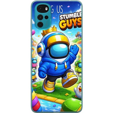 Kompatibelt Mobilskal till Motorola Moto G22 Crowned Space Runner