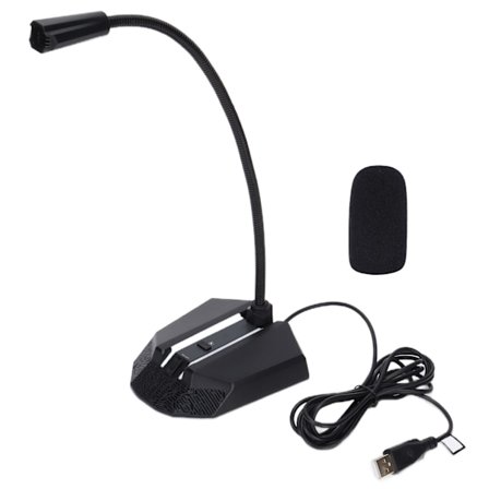 TAIDU USB-mikrofonilla selkeä ääni, täysi antioksidantti, kestävä PC-mikrofoni Internet-chattiin K-lauluun