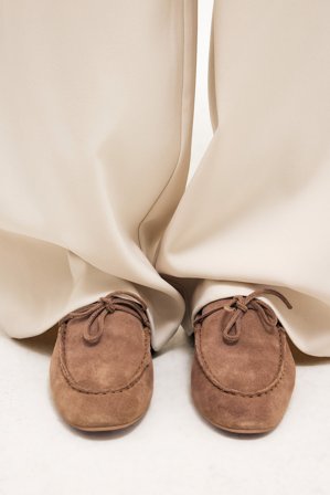 Premium Selection Mocassins med rosettdetalj - Lågskor - Brun - EU 38