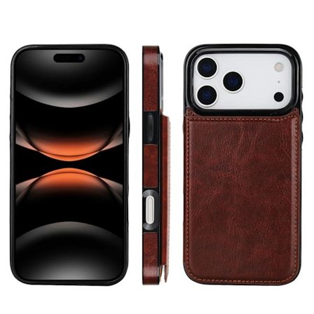 iPhone 17 Pro Skal Plånboksskydd med Premium Finish