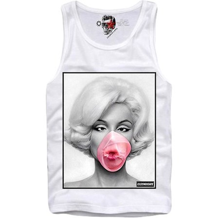 Linneskjorta Marilyn Monroe Rockabilly Bubble Gum Beams Acw