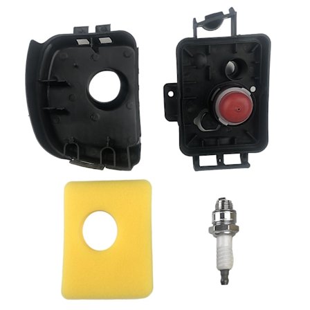 595660 595663 Luftfilterbunn Deksel med Tennpluggsett Passer for Briggs Stratton 450e 500e 550e Gressklippere Trimmer Hageverktøy