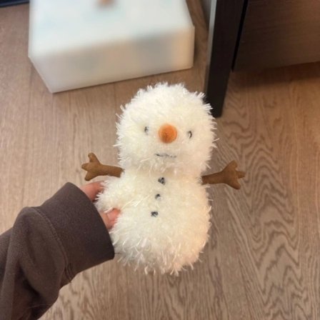 Jellycat Small Snowman Stuffed Animal Plush Toy Snowman Soft Doll Toy Cute Plush Christmas Decorations Gifts for Teens Adults Babies