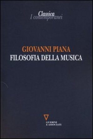 Filosofia della musica Giovanni Piana