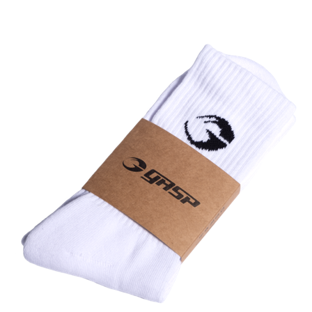Gasp Crew Socks 1-pack, White