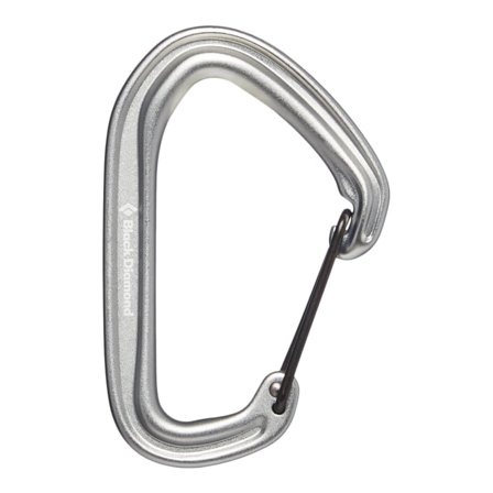 Black Diamond HotWire Carabiner Mountaineering equipment Grey OneSize
