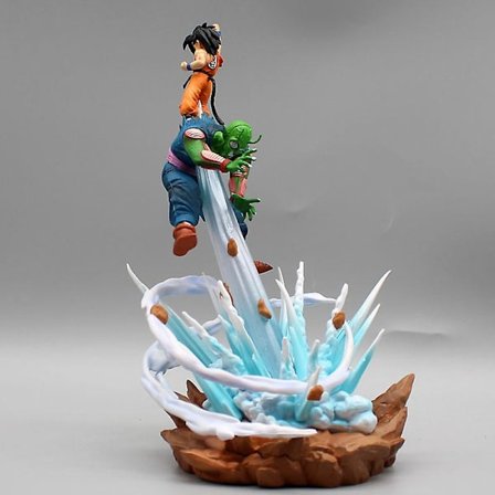 23cm Dragon Ball Z Son Goku Vs Broly Duel Action Figurines Gk Anime Figurer Modell Pvc Staty Ornament Leksaker Barn Gåvor[GL]