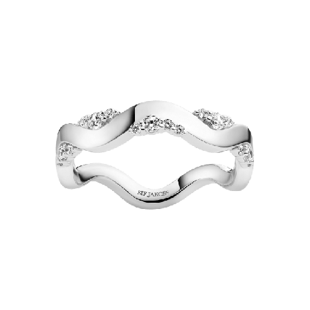 Sif Jakobs Jewellery Ring Ellera Waves Altro Ringar Dam Silver 58