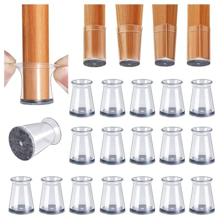 32 stk. møbelknotter / stolbenbeskyttere med filt