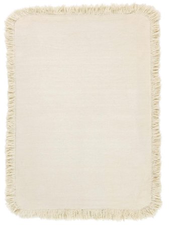 Pequeño Ravi Alfombra - Blanco 140X200 De Estilo Rústico