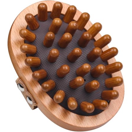 1 st Trä Massagekam, Kropp & Hår Triggerpunkt Massageverktyg, Meridian Massager, Gua Sha Massagekam för Kroppen