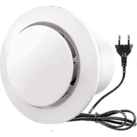 100mm Fläkt 130m³/h 20w, Med Backventil Högt Luftflöde, Energieffektiv, För Badrum, Kök, Toaletter, Växthus, Tält (4 Tum)