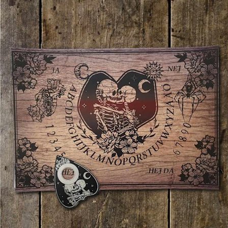 Ouija-bräda (affisch & pekare) på svenska