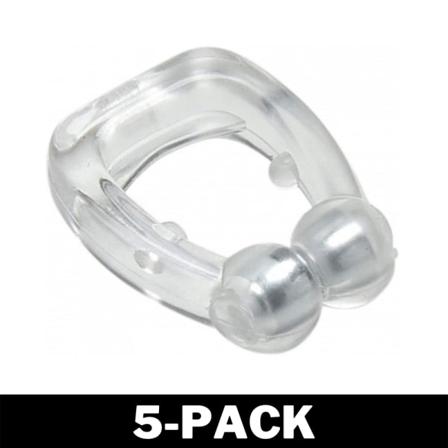 Anti-snarkning Magnetisk Näsklämma Silikon 5-pack