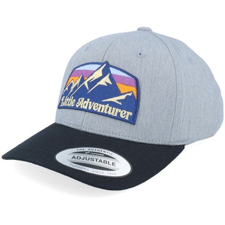 Kinder Kiddo Cap - Grau adjustable Cap - Kinder Little Adventurer Mountain Heather Grey/Black Adjustable @ Hatstore
