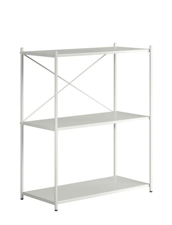 Arturo 3-Tier Shelf Module White Novoform