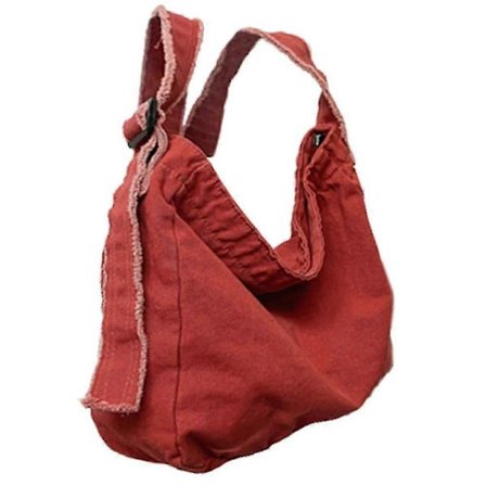 Vaskbar Canvasveske, Slitt Skulderveske, Enkel Messenger Bag