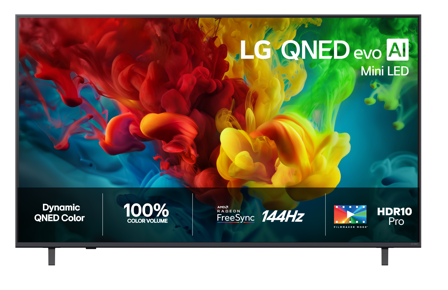 LG 65tum QNED82B 4K Mini LED Smart TV (2026) - 65QNED82B6B.AEU