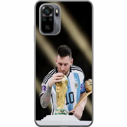 Xiaomi Redmi Note 10s Genomskinligt Skal Messi