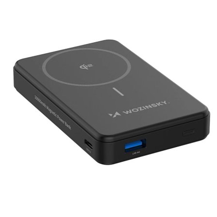 10000mAh powerbank med 22,5W hurtigopladning, Qi2 trådløs oplad
