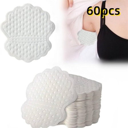 60-pakning - Svetteabsorberende pads for armhulen - Unisex - Avviser svette