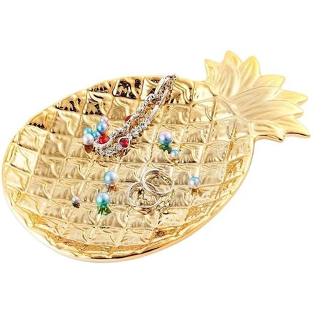 Keramisk tallrik smyckeskrin smyckeshållare smyckesdisplay -