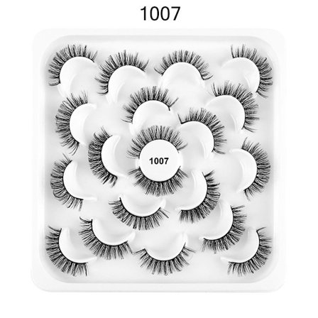 10 par Russian Strip Lashes Lösögonfransar 1007 1007