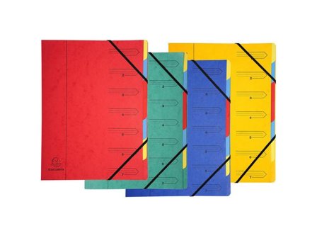Exacompta Sorteringsmapp A4 7-flik - Lyreco - Kontorsmaterial - Mappar och plastfickor - Sorteringsmappar