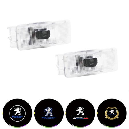 2 stk velkomstlys er gjeldende for Peugeot 407/408/508/RC