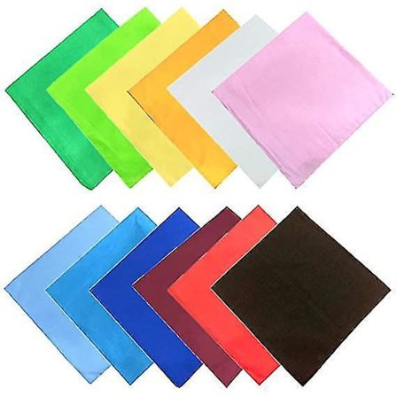 12-pack Multifunktionella Huvudbonader Bandana Cykelhuvudband Näsduk