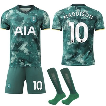 Tottenham Hotspurin vieraspeliasu lapsille ja aikuisille 2024-2025, jalkapallopaita nro 10 Maddison