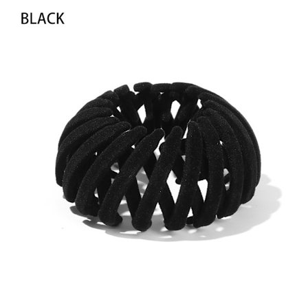 Hårstycken Hästsvans Hårnål SVART - spot sales