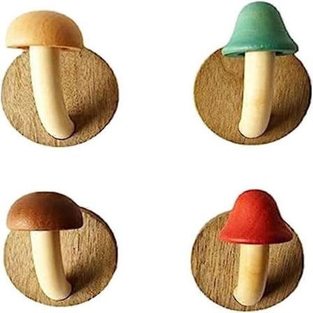 4-delt Morsom Tre Sopp Krok Kjøkken Bad Garderobe Dørkrok Tre