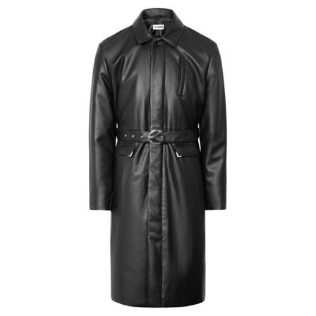 Han Kjøbenhavn, Padded Belted Square Coat Zwart, Heren, Maat:XS
