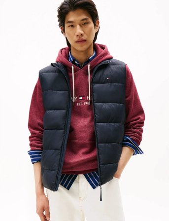 Tommy Hilfiger Mid Weight Vest - Navy - S