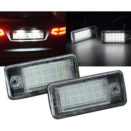 LED-skiltlys 18 SMD for Audi A3/S3/A4/S4/A5/S5/A6/S6/A8/S8/Q7-WELLNGS