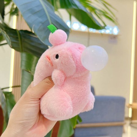 Søt Tegneserie Kapybara Pluss Nøkkelring Kawaii Dukke Nøkkelring Ryggsekk