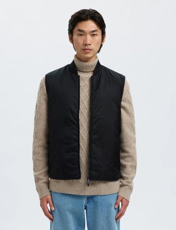 Selected Slhthomas Gilet Noos - Black - M