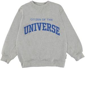 Molo Gray Melange Magni GOTS Sweatshirt 140 cm - Jumpers and knitwear - 140 cm - Grey