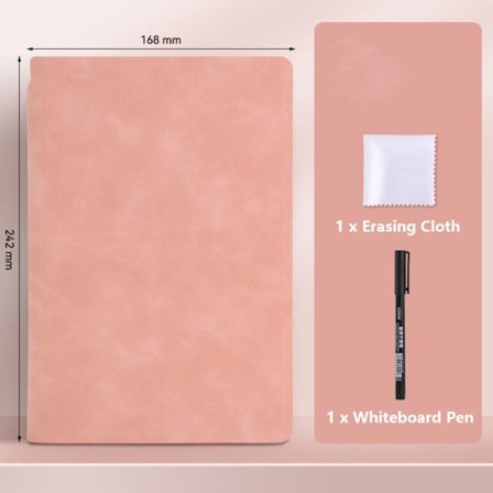 A5 Whiteboard Notesbog Sletbar Whiteboard Kladde 01 01
