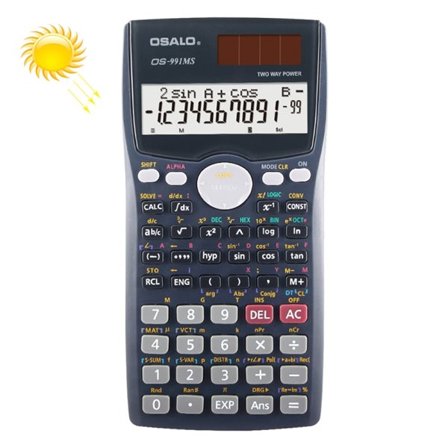 Multifunktionell studentminiräknare med LCD-skärm