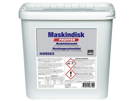 NORDEX Maskindisk Proffer 5kg - Lyreco - Städ och hygien - Diskrengöring - Maskindiskmedel