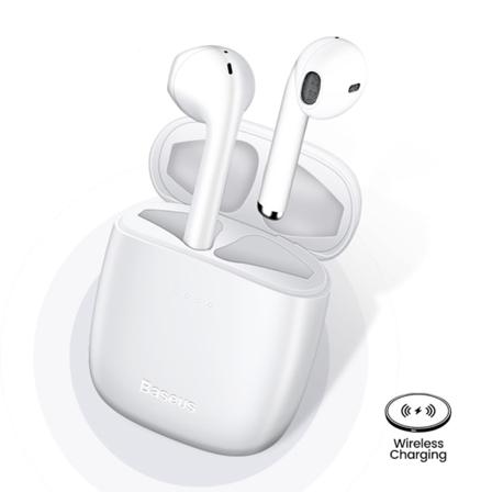 Baseus W04 Pro Bluetooth Hörlurar - För Högre Ljudkvalitet och Komfort Vit